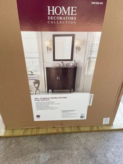 30" 3-piece Bathroom Vanity Combo and Flooring