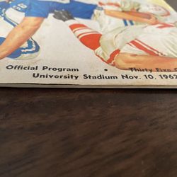 Nov 10, 1962 Official Football Program Bowling Green Vs. Ohio