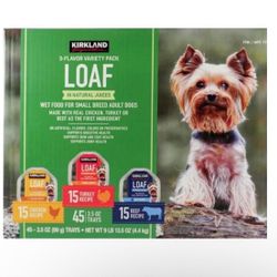 Kirkland Signature Loaf Wet Dog Food, Variety Pack, 3.5 Ounce (Pack of 45)