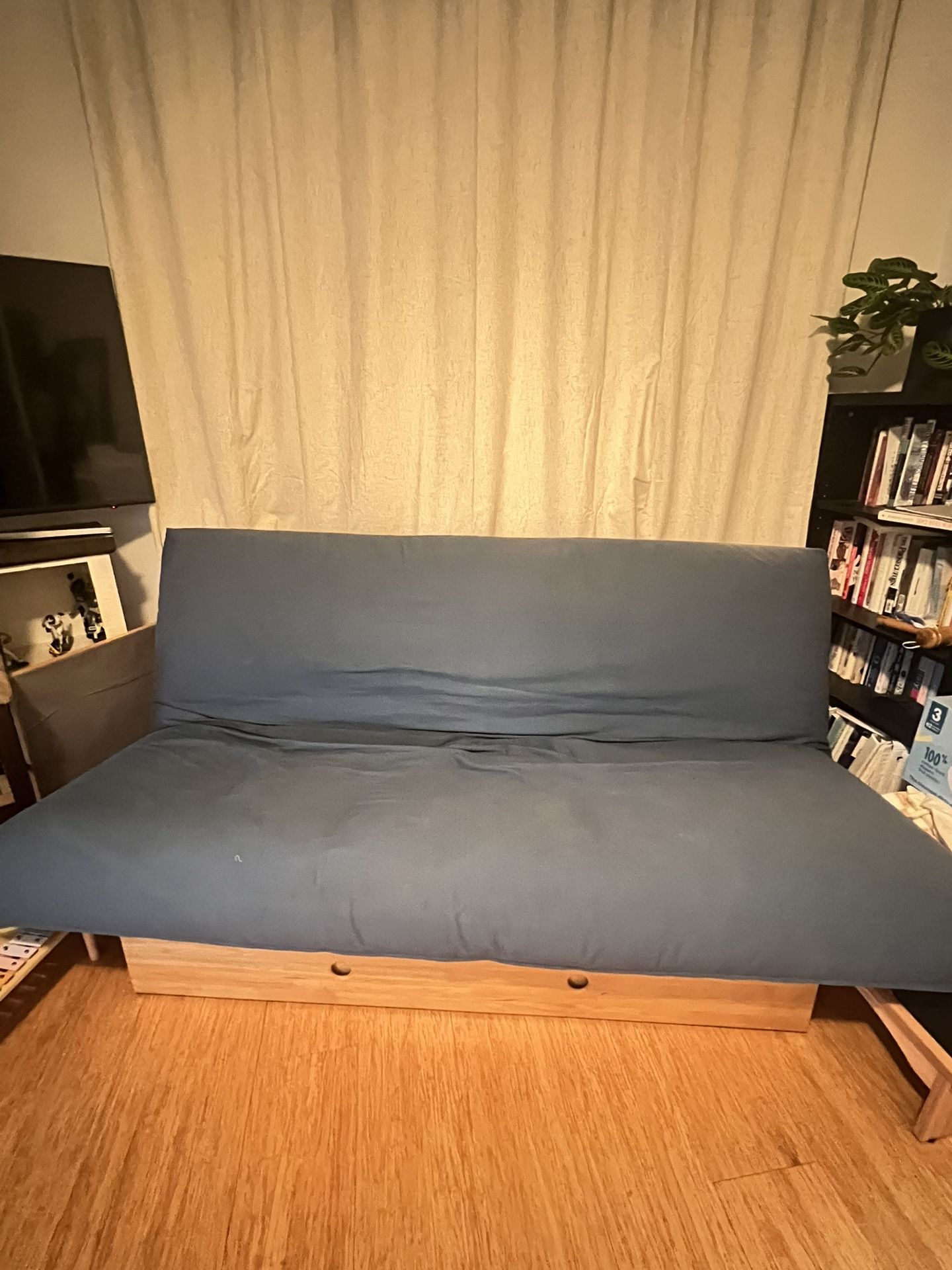 Blue Futon 