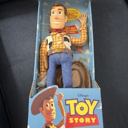 Toy Story Woody 1995  Thinkway Toys NIB New