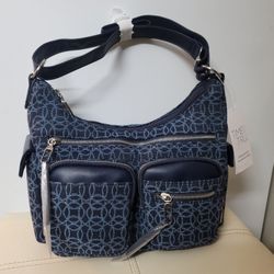 Time And Tru Handbag Blue/Black