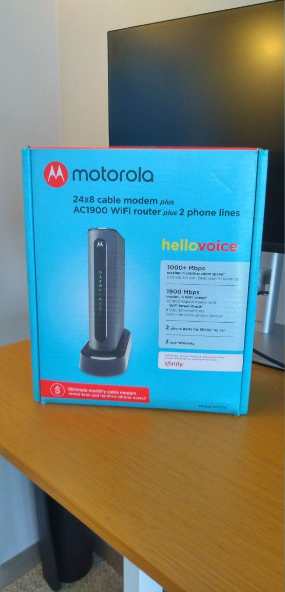 Motorola AC1900 Cable Modem Plus Router