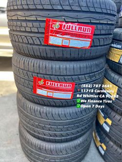 265/35ZR18 Fullrun Set of Tires Installed and Balanced Set de Llantas Nuevas Instaladas y Balanceadas