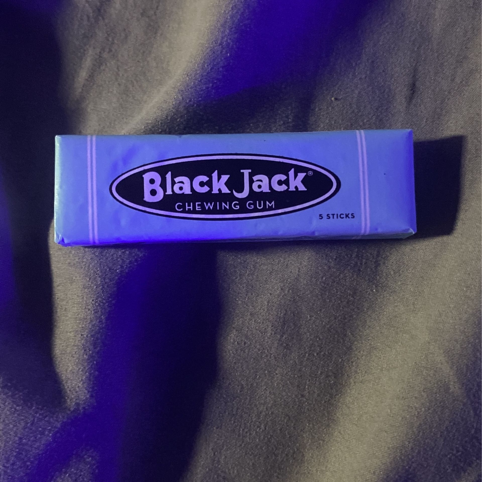 Fresh Black Jack Chewing Gum Single 5 Stick Pack