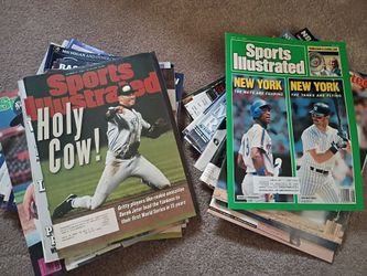 Vintage MLB Baseball Sports Illustrated Magazines - Cubs, Yankees, Dodgers, Twins, Mets, Red Sox