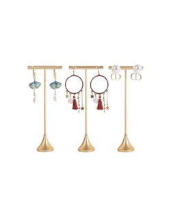 Gold Metal T Bar Stand 