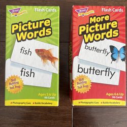 Picture Words Flash Cards