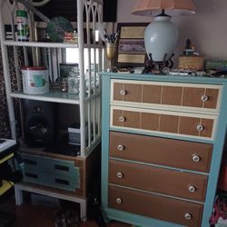 2 Piece Matching Dresser and shelves
