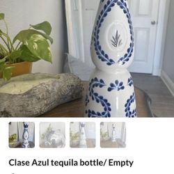 Clase Azul Tequila Bottle /empty .