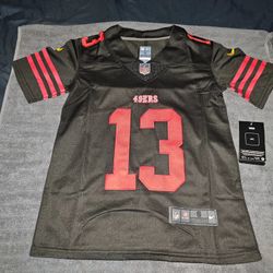 49ers Woman/youth Purdy Black Jerseys $50ea Firm S M L Xl