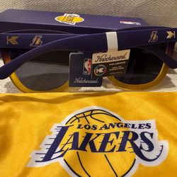 Knockaround Sunglasses “LAKERS”  Special Release  Polarized  Premiums Sport  NEW.  TAGS ON.