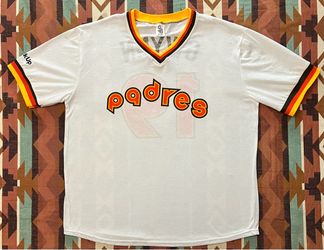 MLB San Diego Padres Tony Gwynn #19 SGA Retro Jersey/Shirt White Unisex XL