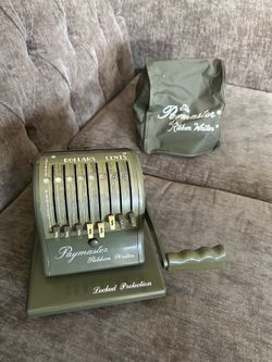 Vintage Paymaster Check Writer