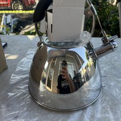 Princess House Princess Heritage Stainless Steel Whistling Kettle Tetera de Acero Inoxidable heritag