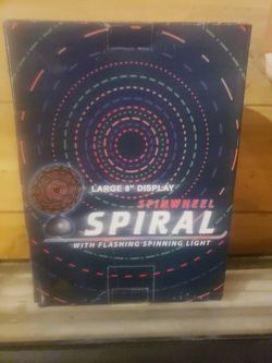 SPINWHEEL SPIRAL LIGHT 8" DISPLAY