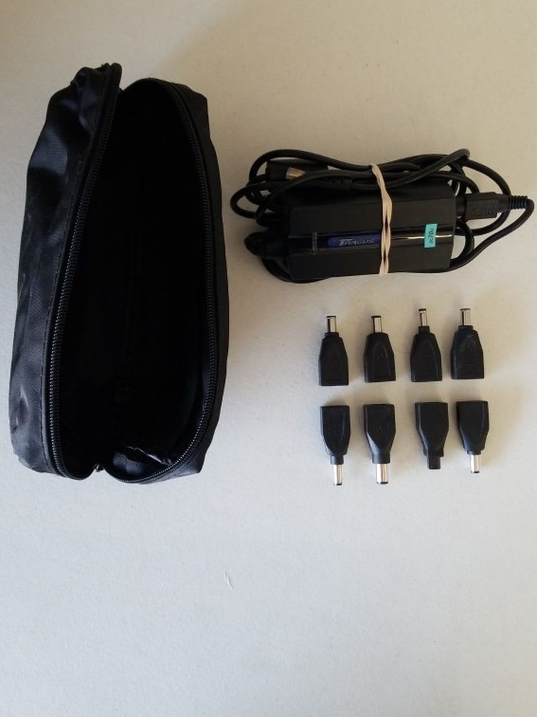 TARGUS DC70U DC AUTO / AIR ADAPTER WITH 8 TIPS UNIVERSAL LAPTOP SUPPLY