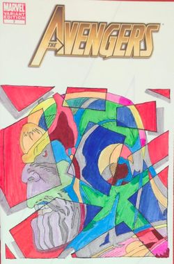 Marvel 1 of 1 original art comic
