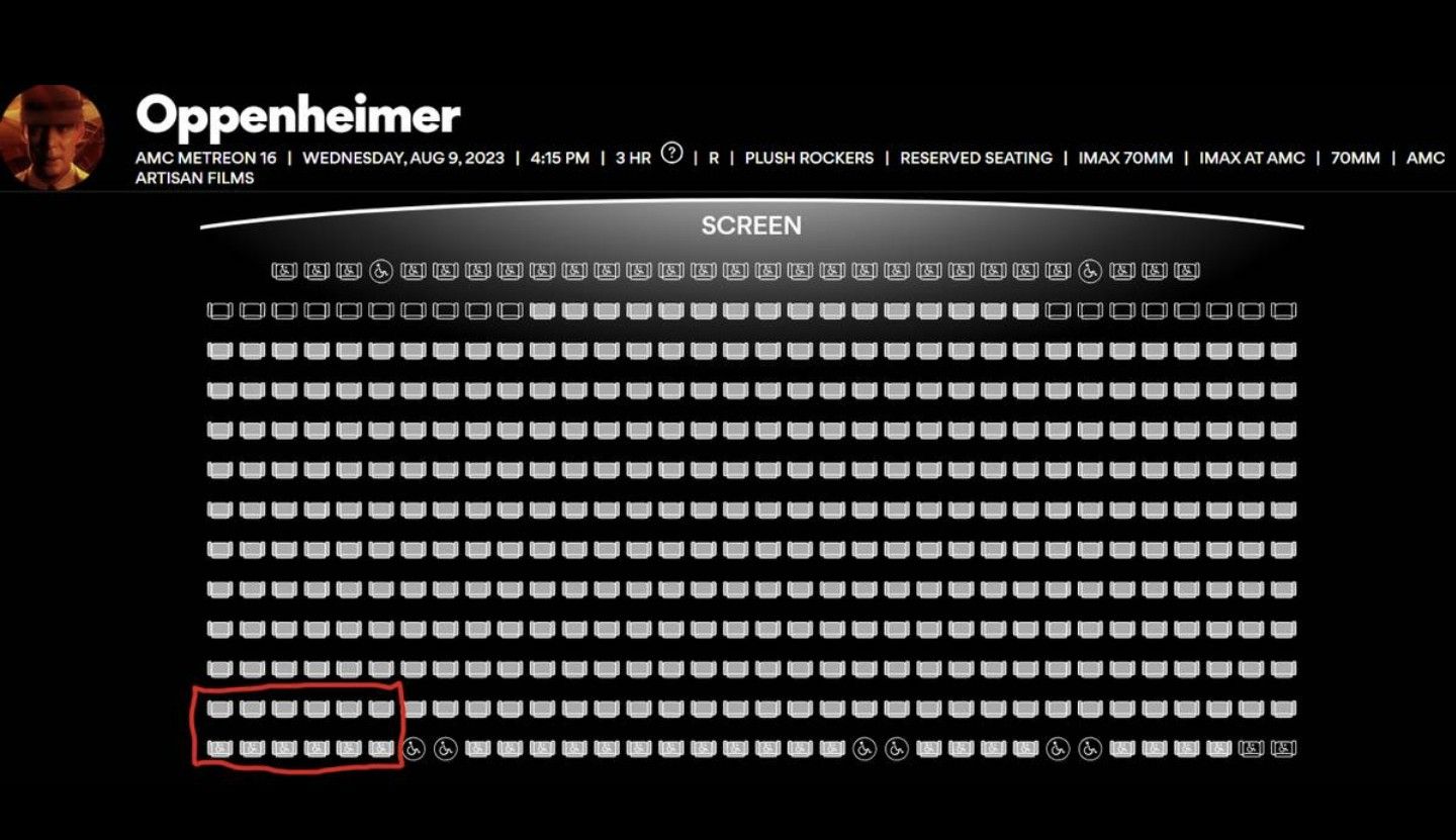Oppenheimer IMAX 70mm @Metreon - Wed 8/9 4:15pm