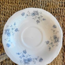 Johann Haviland Bavaria Germany Fine China Blue Garland Saucer
