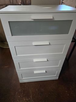 White 4 Drawer Dresser