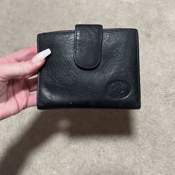 All Saints Wallet Cow Hide Leather