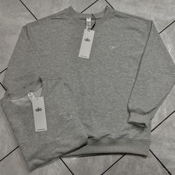 Alo Gray Crewneck