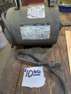 Westinghouse electric motor AC