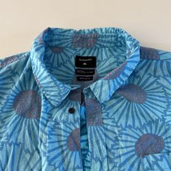 Quicksilver Men’s Button Up Shirt Beachy XXL