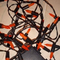 Halloween Display 2 Sets Of Lights One Set Of Adjustable Hands  All Light Up But The Batteries Are Dead  Just Used This Halloween 