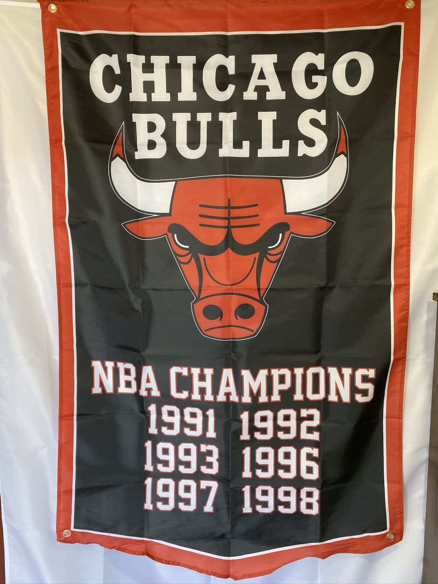 Chicago Bulls Champions Wall Banner (3’x5’)