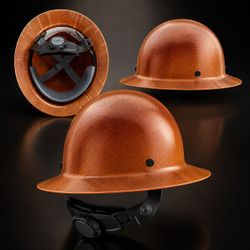MSA bard hat TAN full brim