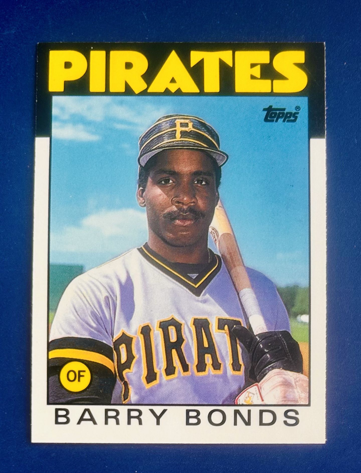 1986 Topps Barry Bonds Rookie Baseball Card