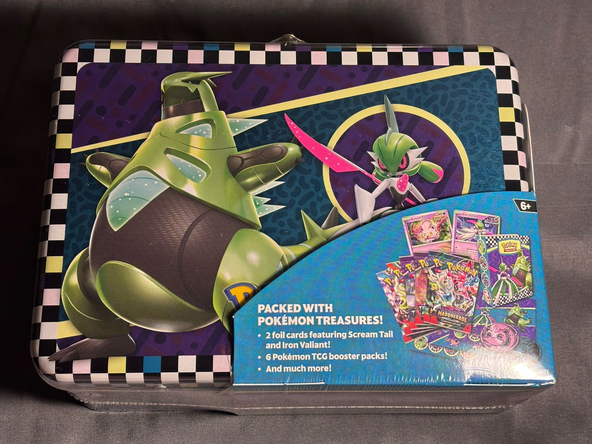 Pokémon Cards Collector’s Chest 6 Booster Packs Tin