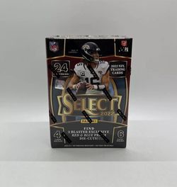 2022 Panini Select NFL Football Factory Sealed Blaster Box!!! 24 Cards Total red and blue ice prizm 