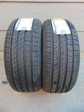 2 New 225 45 17 Pirelli Cinturato P7 A/S Tires *MERCEDES* *RUNFLAT* *DATE 2022*