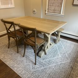 Farmhouse Dining Table Set