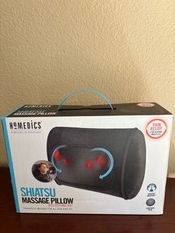 NEW HoMedics Shiatsu Massage Pillow with Soothing Heat