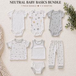 Little Gentleman Neutral Boutique Bundle 7pc | 3-6 Months