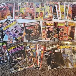 20 Fangoria, 16 Starlog, 5 Cinemagic and other Horror Magazines 80's 90s 2000's LOT