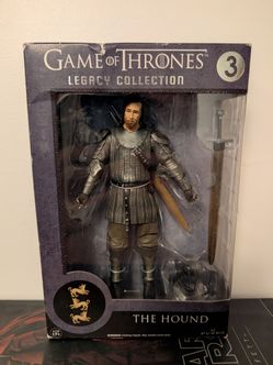The Hound Figure Game of Thrones Legacy Collection HBO Funko 2014 DAMAGED BOX