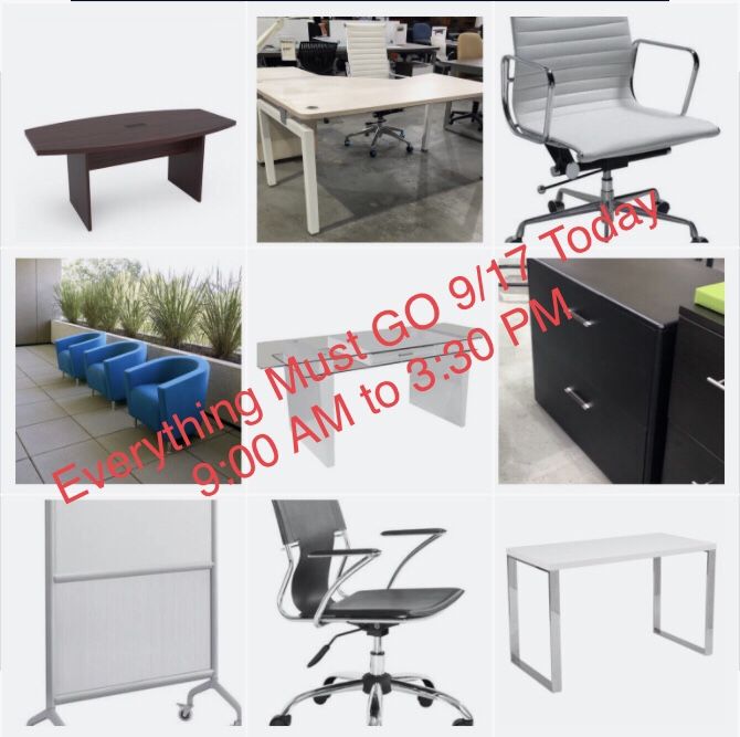 OFFICE FURNITURE  SPECIALS AND CLEARANCE CENTER EVERYTHING MUST GO TODAY