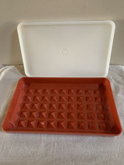 Tupperware Slim Line #1292 Deli Meat Keeper Marinade Container w/ Lid EUC 