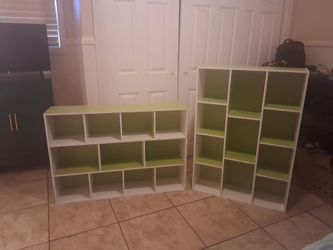 Cubby/storage shelves