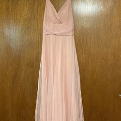 Blush Pink Bridesmaid Dress