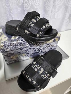Christian Dior Oblique Slide Sandals