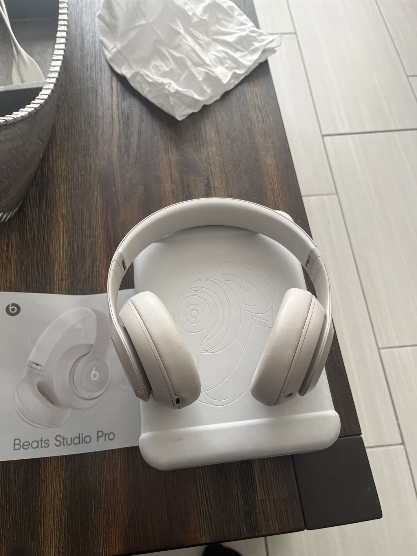 Beats Studio Pro Wireless Over Ear Noise Canceling Headphones - Cole Sandstone 