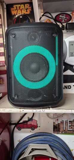 Portable Bluetooth Party Speaker with LED Lights