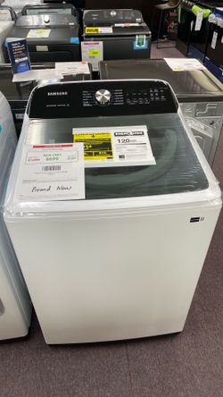 Samsung 5.2 cu. ft. Large Capacity Smart Top Load Washer with Active WaterJet
