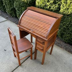 *Children’s Small “ROLL TOP DESK”1949….Collectible 